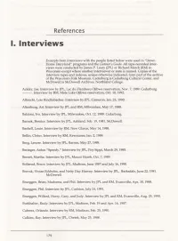 I. Interviews