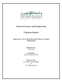 School of Science and Engineering Capstone Report