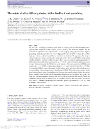 The Origin of Ultra Diffuse Galaxies: Stellar Feedback and Quenching
