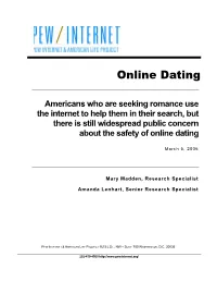 Online Dating