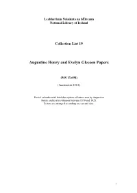Collection List A19