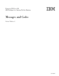 Enterprise PL/I for Z/OS Messages and Codes About This Book