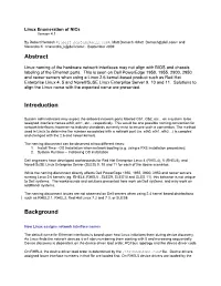 Linux Enumeration of Nics Version 4.1