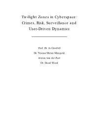 Twilight Zones in Cyberspace: Crimes, Risk, Surveillance and User-Driven Dynamics