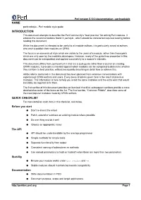 Name Introduction Quick Checklist
