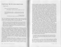 Parting with Description