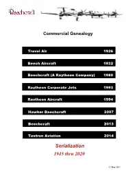Serialization List Year Produced MODEL 18 D18S A-1 Thru A-37 1945 37