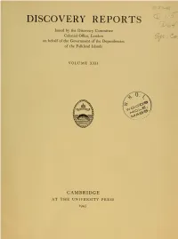 Discovery Reports