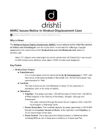NHRC Issues Notice in Hirakud Displacement Case