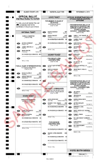 Official Ballot