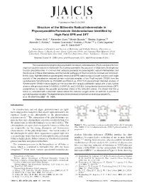 Structure of the Biliverdin Radical Intermediate in Phycocyanobilin