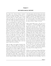 Chapter 1 INTRODUCTION Chapter 5 ARCHAEOLOGICAL HISTORY