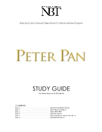 Peter Pan Study Guide
