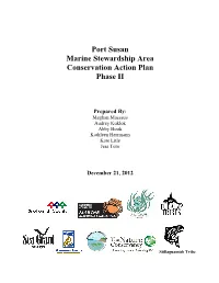 Port Susan MSA Conservation Action Planning