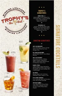 Beverage Menu