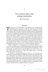 Downloaded from Manchesterhive.Com at 10/02/2021 10:06:57AM Via Free Access Non-Existent States with Strange Institutions