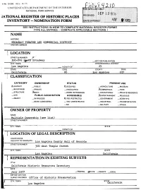 Jational Register of Historic Places Inventory -- Nomination Form