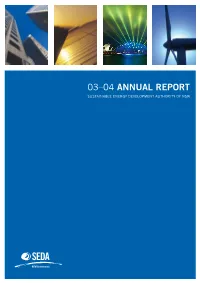 SEDA Annual Report 2004