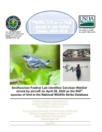 Wildlife Strikes to Civil Aircraft in the United States, 1990–2020