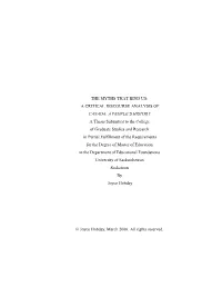 A Critical Discourse Analysis of Canada: a People's