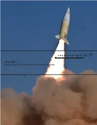 ATACMS™ Long-Range Precision Tactical Missile System ATACMS™