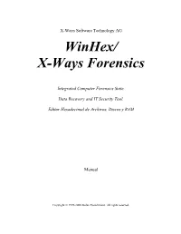 Manual Winhex