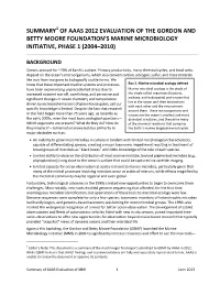 MMI Evaluation Summary Report June 2013