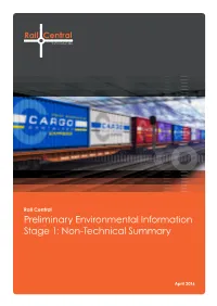 Preliminary Environmental Information Stage 1: Non-Technical Summary