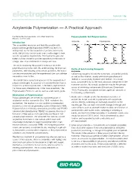 Acrylamide Polymerization — a Practical Approach