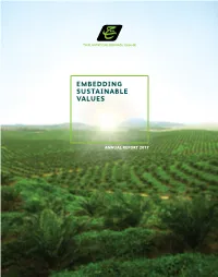 Embedding Sustainable Values