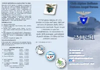 Il Club Alpino Italiano (CAI)