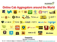 Online Cab Aggregators Around the World