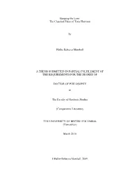 The Classical Plays of Tony Harrison