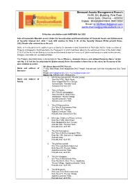 Stressed Assets Management Branch 15/38, SIC Building