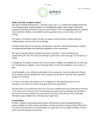 The Open Compute Project
