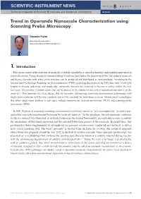 Trend in Operando Nanoscale Characterization Using Scanning Probe Microscopy