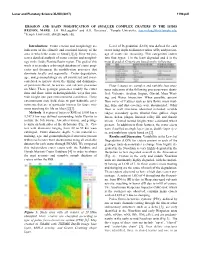 EROSION and BASIN MODIFICATION of SMALLER COMPLEX CRATERS in the ISIDIS REGION, MARS. J.A. Mclaughlin1 and A.K. Davatzes2, 1Temp