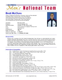 Brett Mcclure 2004 U.S