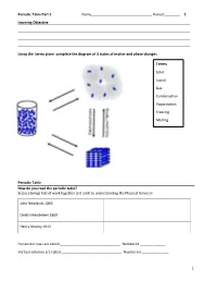 Periodic Table Part 1 Handout.Pdf