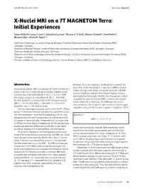 X-Nuclei MRI on a 7T MAGNETOM Terra: Initial Experiences