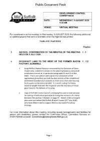 MSDC Development Control B Tabled Papers 05.08.2020 PDF 3 MB