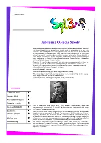 Jubileusz XX-Lecia Szkoły