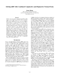 Solving QBF by Combining Conjunctive and Disjunctive Normal Forms