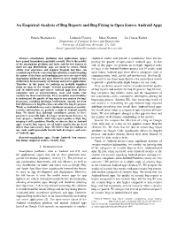 An Empirical Analysis of the Bug-Fixing Process in Open Source