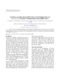 Lorcifera, an Under Known Phyla: First Record of Higgins Larva of Armorloricus (Loricifera: Nanaloricidae) from Indian Waters