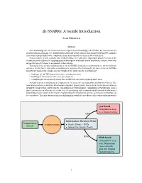 Zk-Snarks: a Gentle Introduction