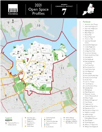 2014 City Council District Profiles 2021 Open Space Profiles