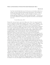 On Carolee Schneemann's Snows Erica Levin I Say 'I Use Materials'