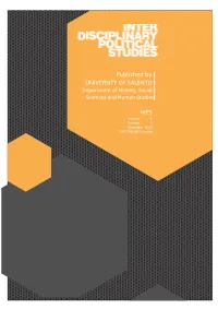 Published by UNIVERSITY of SALENTO Idps