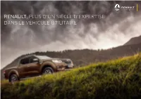 Renault, Plus D'un Siècle D'expertise Dans Le